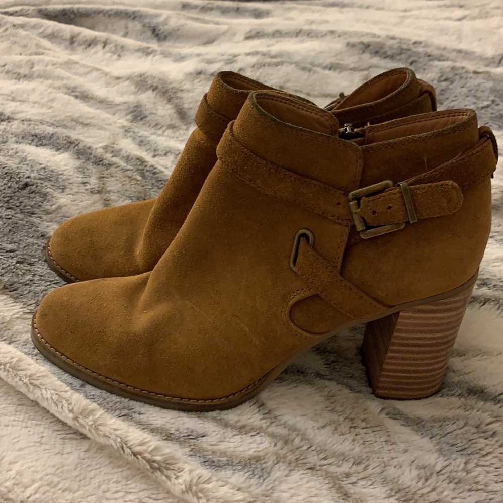 Franco sarto suede bootie